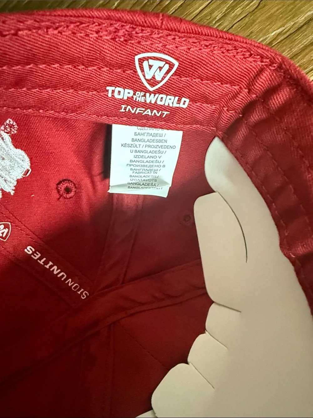 Top of the World Infant Red Baseball Hat